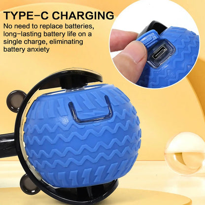 Rechargeable Interactive Cat Toy Ball - 1/2 Count Teaser Toy, Durable for Indoor Play & Exercise, Fun Cat Accessory