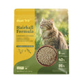JUST TRY Hairball Formula Dry Cat Food, 40% Protein, Chicken & Salmon Flavor, Hairball Control, Digestive Health Support, with Cat Grass, Pumpkin, Taurine, Psyllium Husk & Cranberry, Grain Free Cat Food, 5Lb. #Sohochic