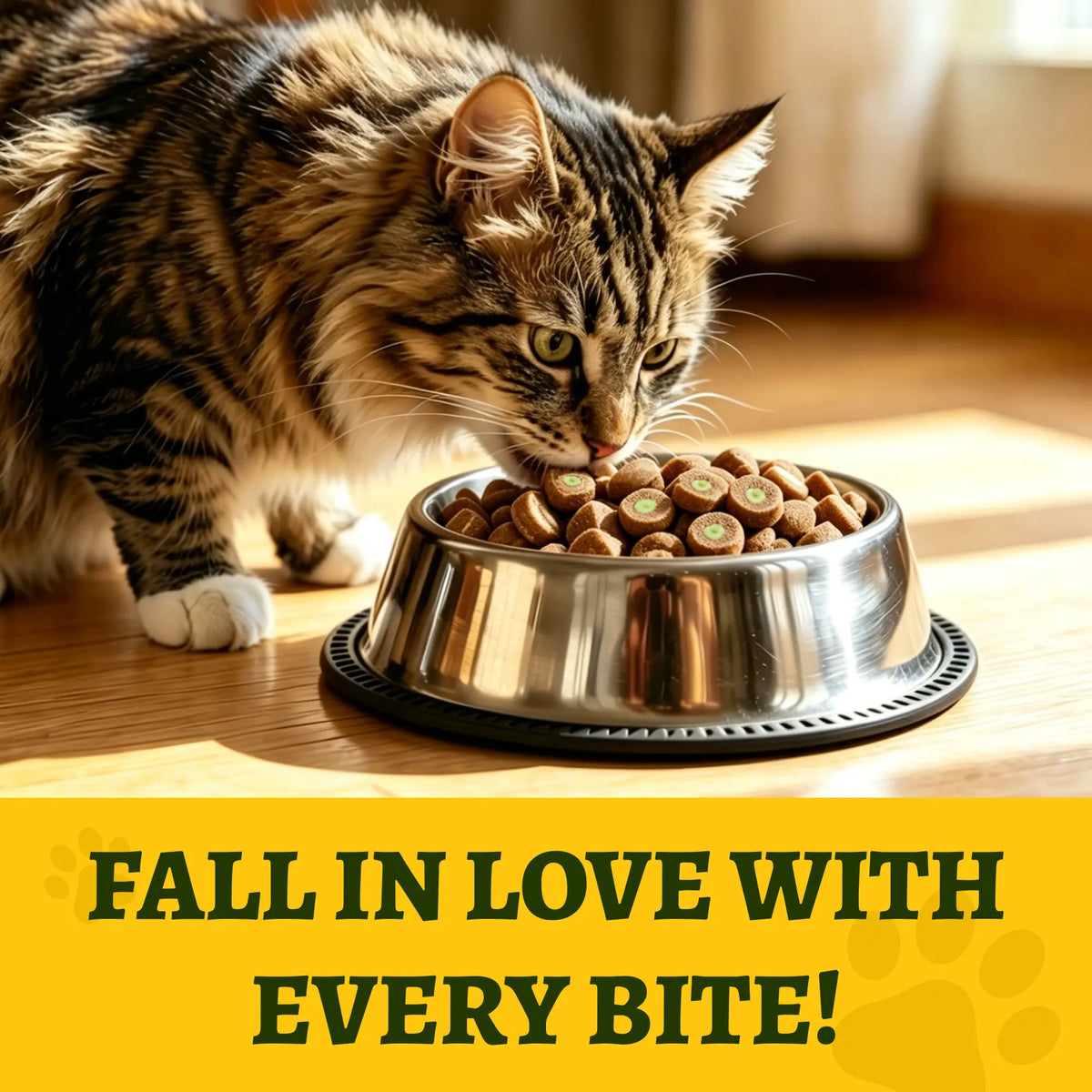 JUST TRY Hairball Formula Dry Cat Food, 40% Protein, Chicken & Salmon Flavor, Hairball Control, Digestive Health Support, with Cat Grass, Pumpkin, Taurine, Psyllium Husk & Cranberry, Grain Free Cat Food, 5Lb. #Sohochic